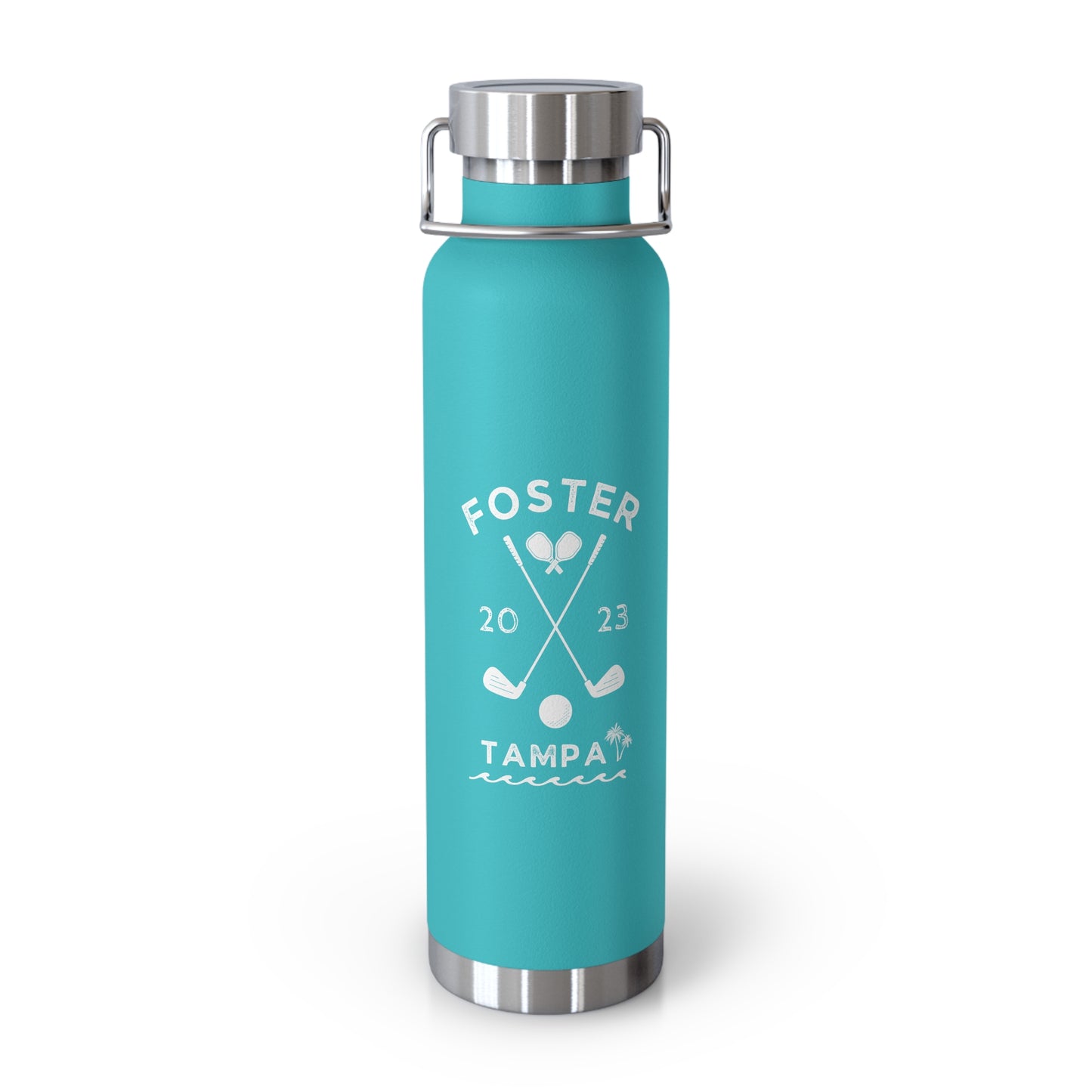 Foster Family - CUSTOMIZE NAME - Copper Vacuum Insulated Bottle, 22oz