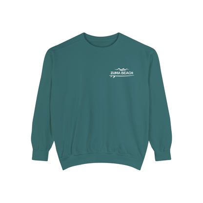 Zuma Beach Crew (Hibiscus version) Sweatshirt - Comfort Colors