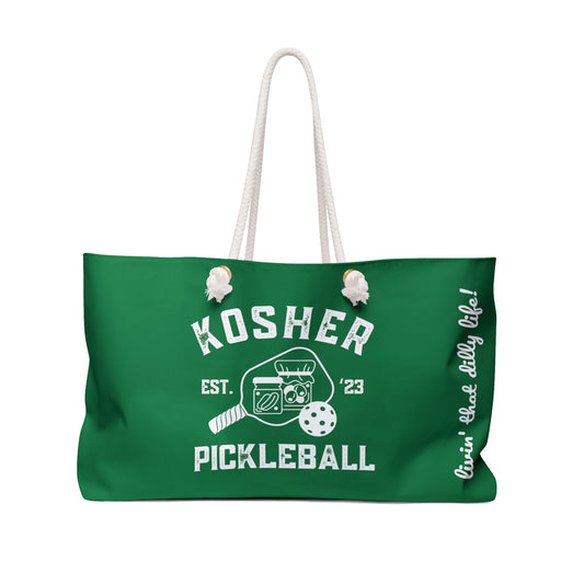 Kosher Pickleball - Weekender Bag GREEN
