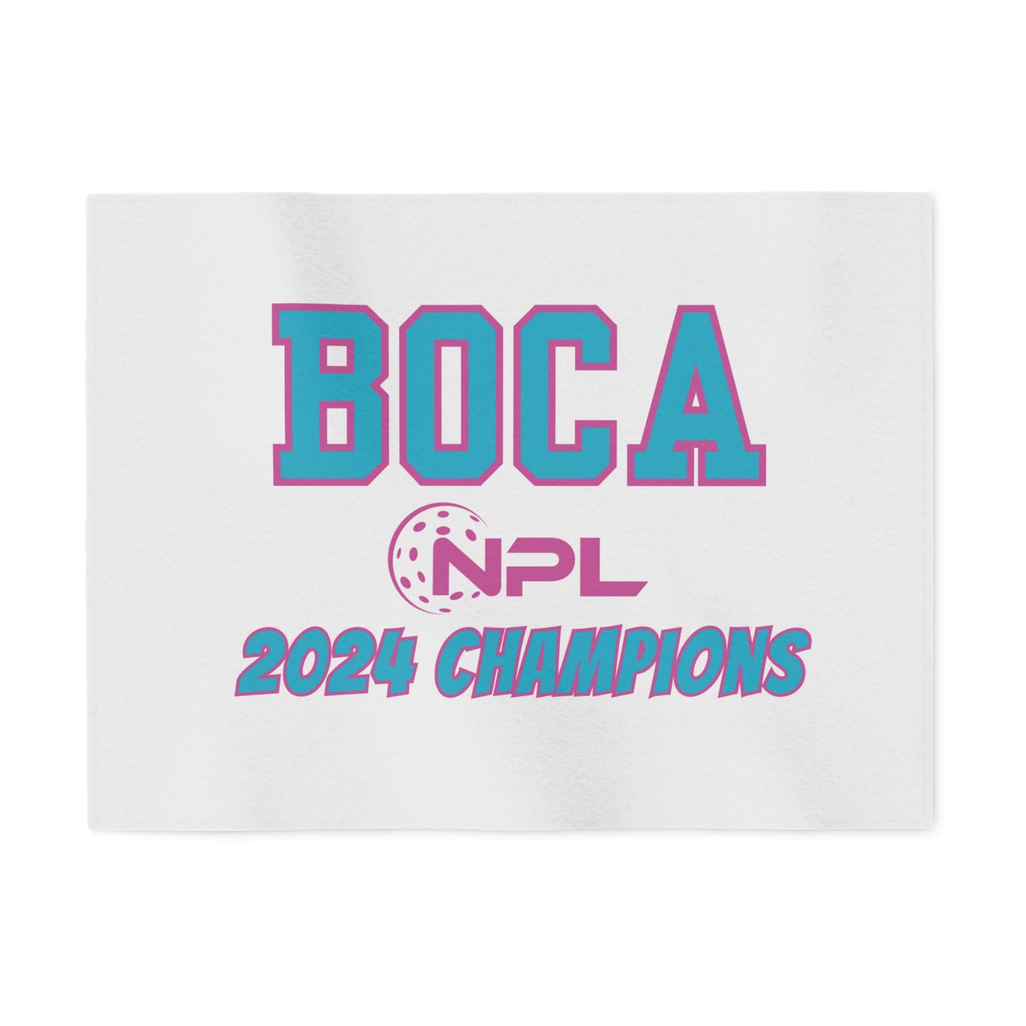 BOCA NPL Champions ‘24 Sweatshirt Blanket