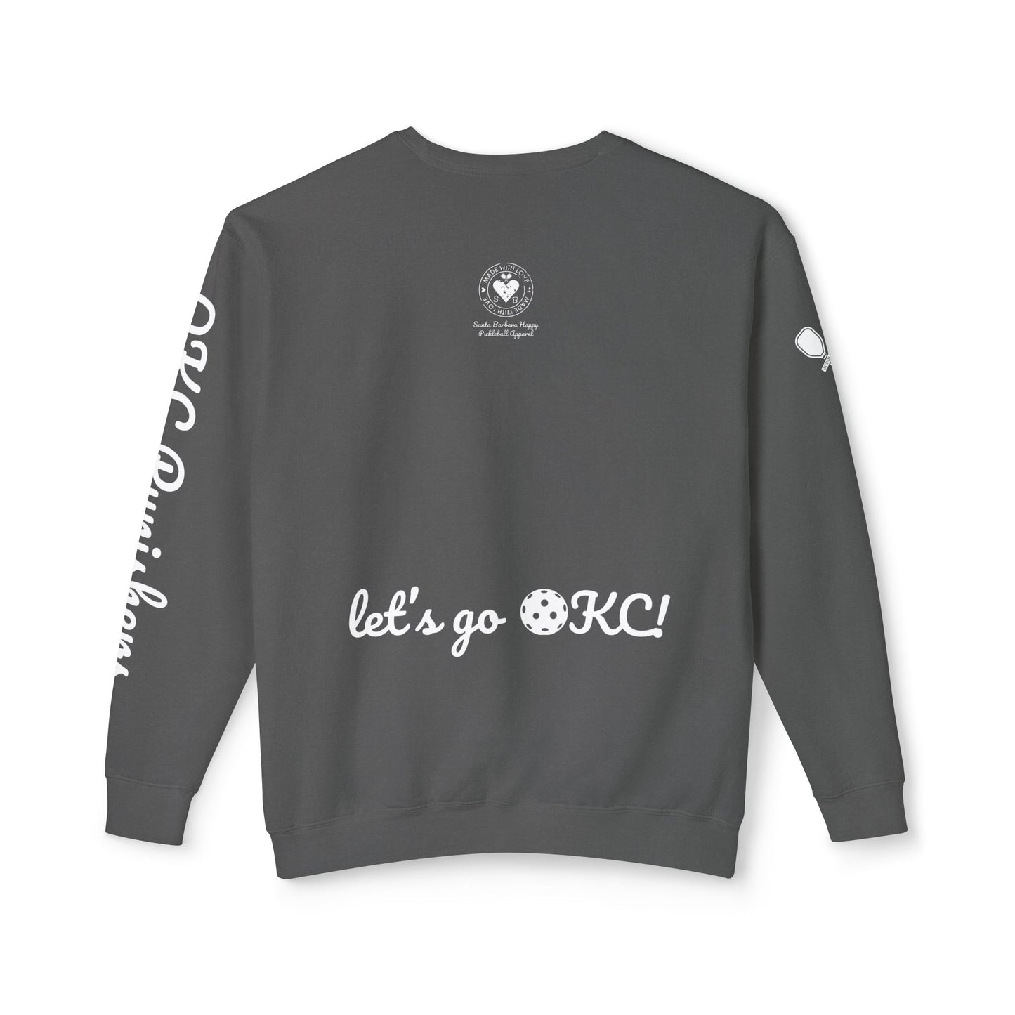 NPL Garment Dyed- Unisex Garment Dyed Lightweight Crew - Customize Sleeve w/ Name