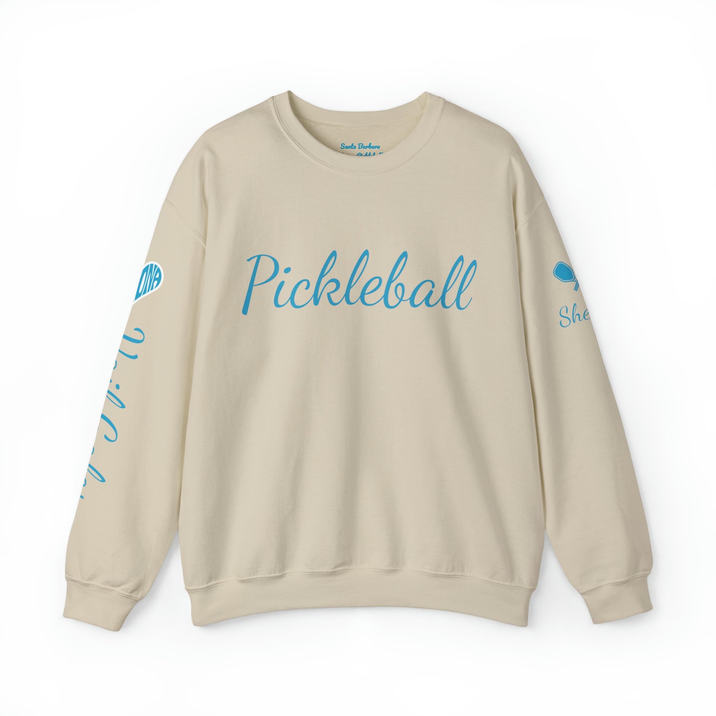 Copy of Vail Gales Pickleball Script Crew Sweatshirt - Customized