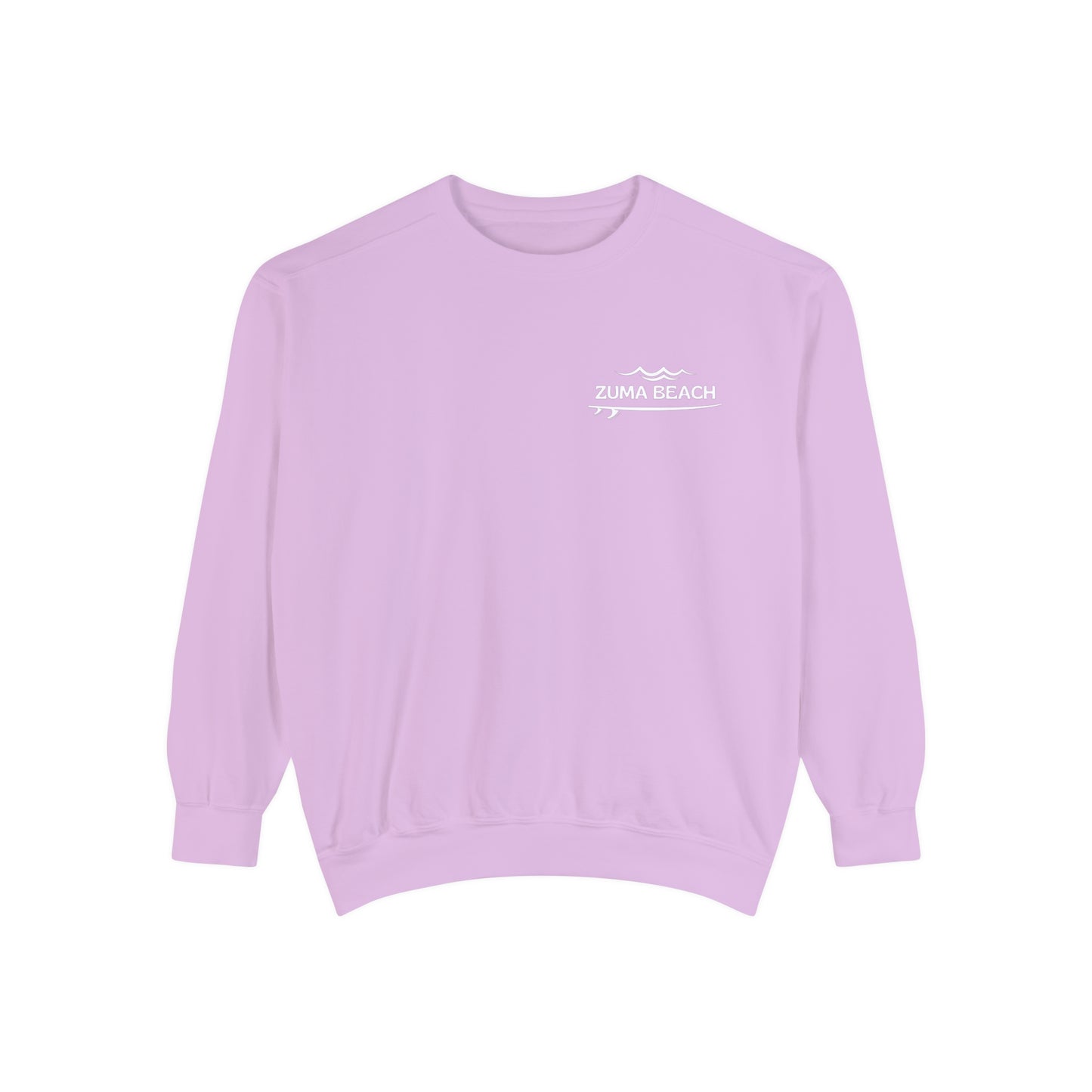 Zuma Beach Crew (Hibiscus version) Sweatshirt - Comfort Colors