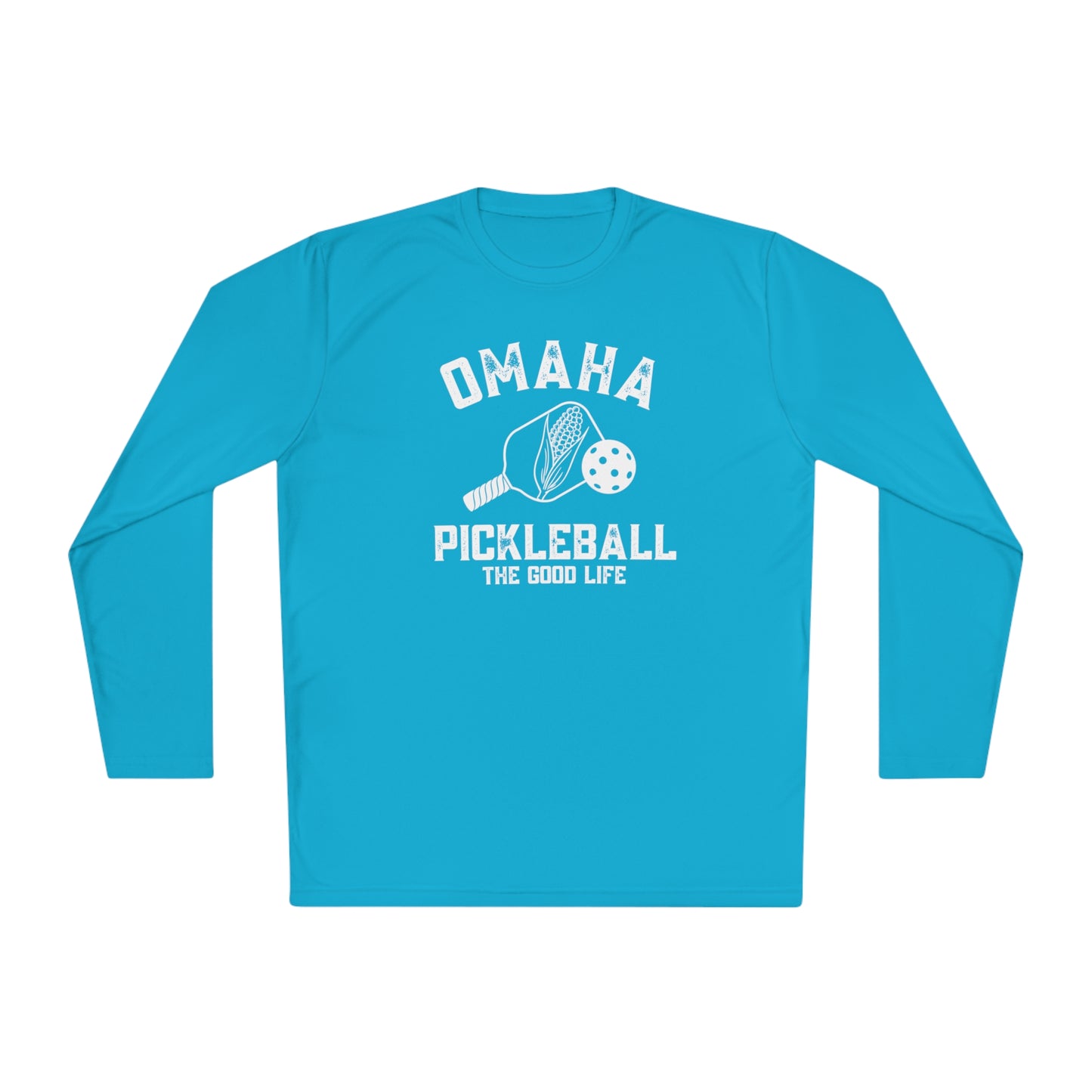 Omaha Pickleball - Unisex Moisture Wicking - Lightweight Long Sleeve Tee