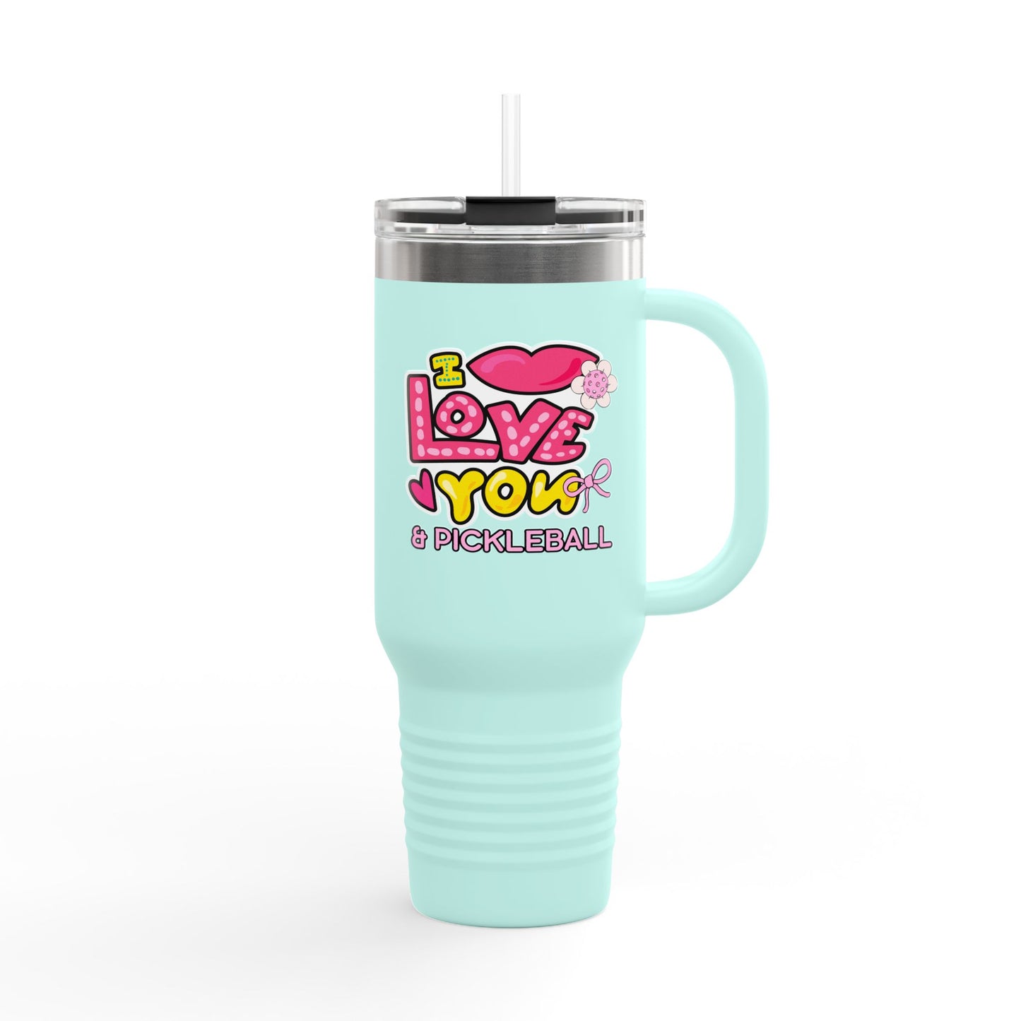 I Love You & Insulated Travel Mug, 40oz