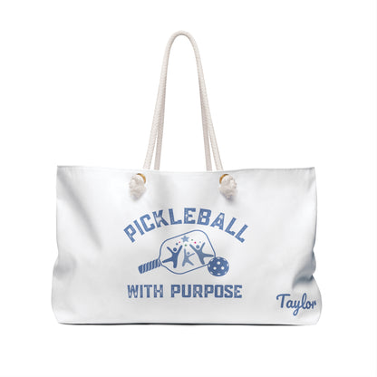 Picklemania - Pickleball with Purpose - Weekender Bag - customize name