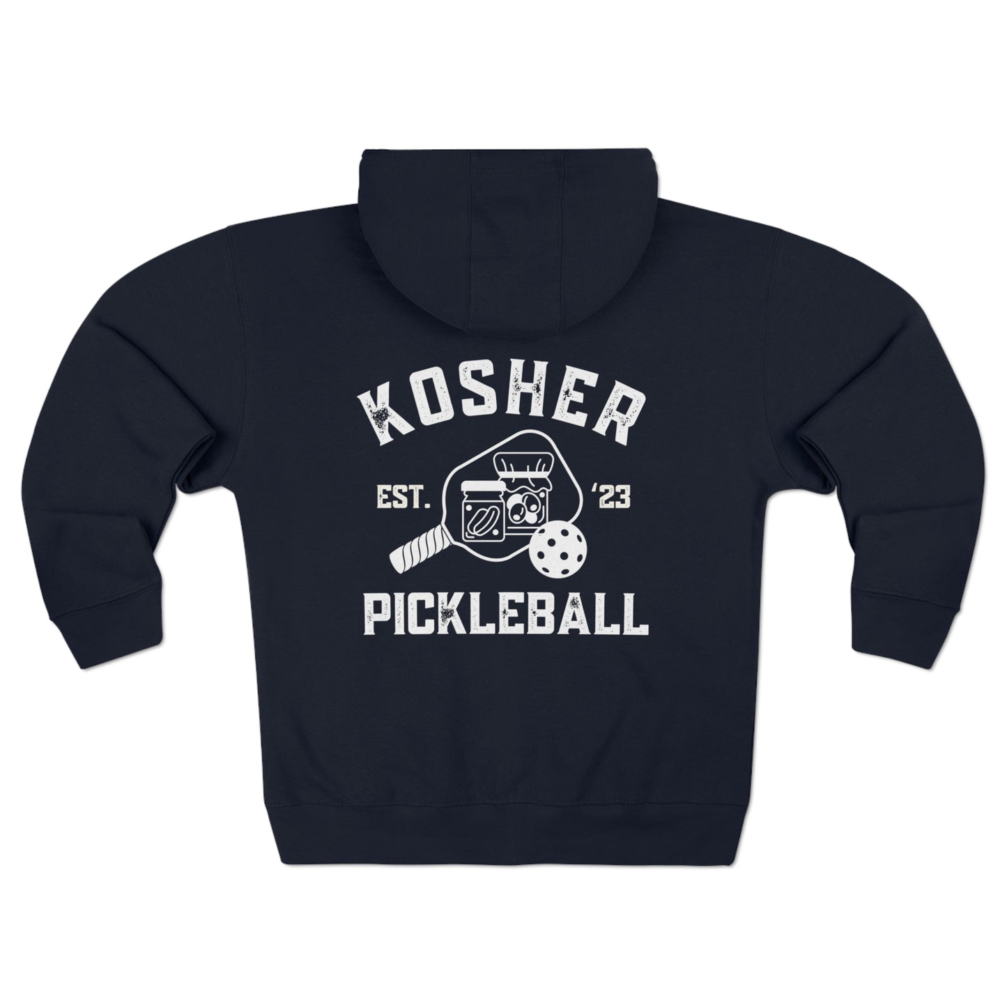 Kosher Pickleball - Unisex Premium Full Zip Hoodie