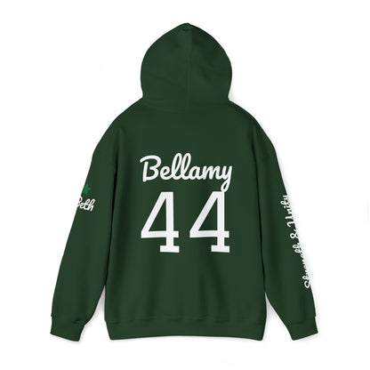 OKC Punishers Hoodie w/ Stars Green Letters - customize sleeve & back