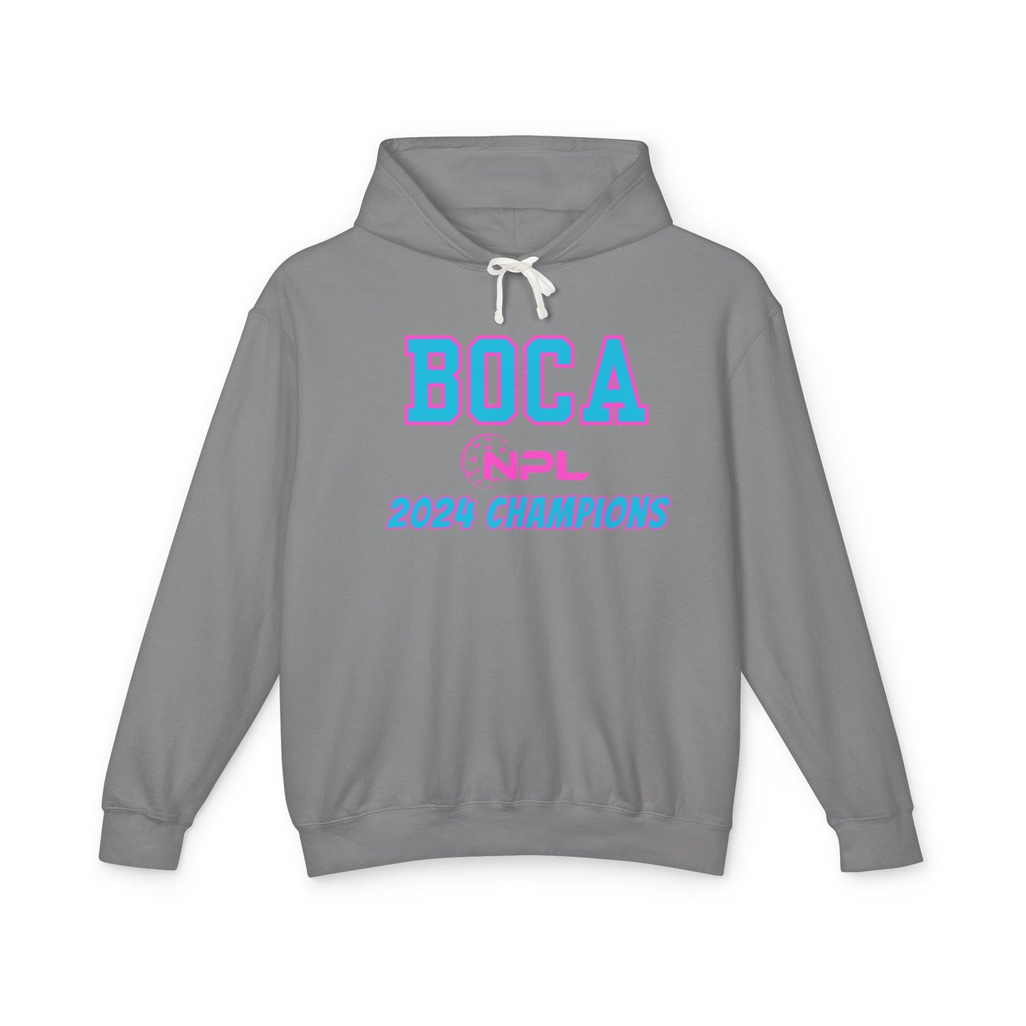 BOCA NPL ‘24 Championship Garment Dyed Unisex Lightweight Hoodie