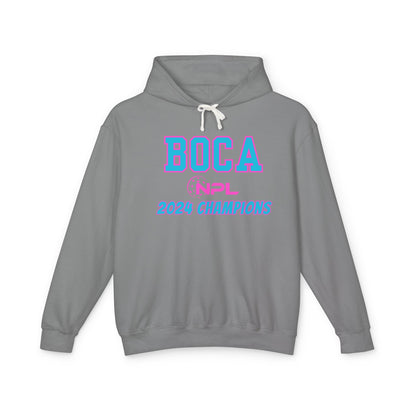 BOCA NPL ‘24 Championship Garment Dyed Unisex Lightweight Hoodie