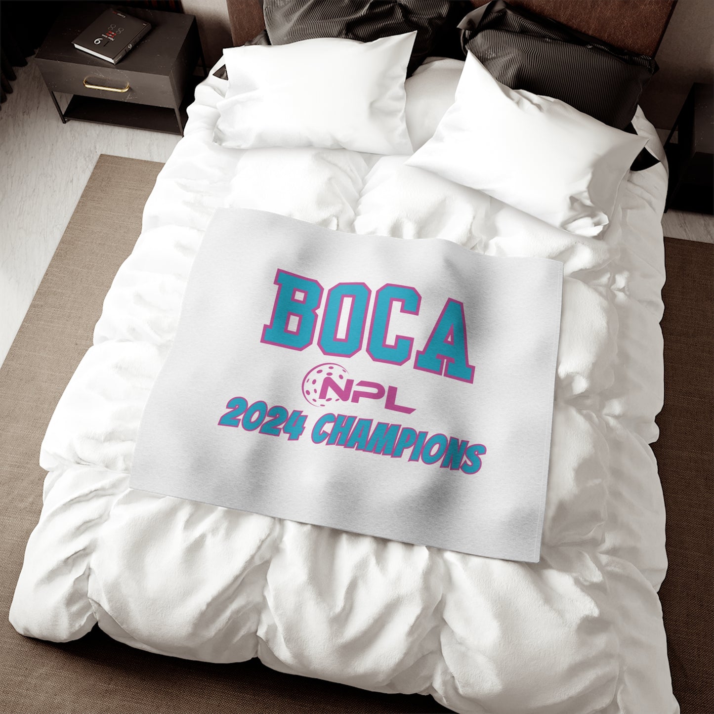 BOCA NPL Champions ‘24 Sweatshirt Blanket