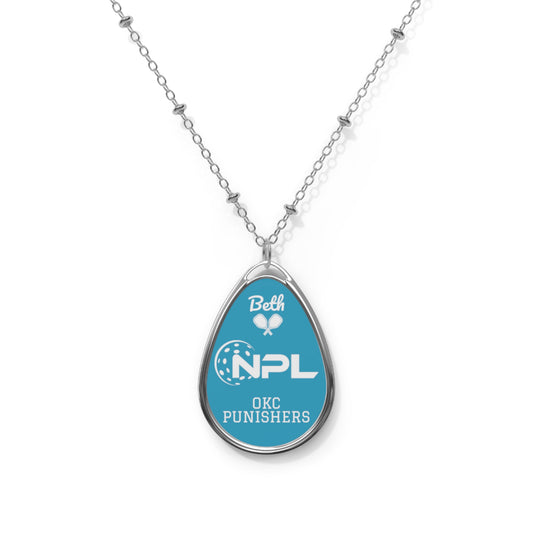 NPL Team customized necklace  - Silver (add name/team/number) All colors available