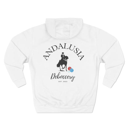 Andalusia Deboccery 80% cotton/20% poly plush - Lane 7 Three-Panel Fleece Hoodie