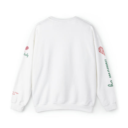 PICKLE Holiday White Crew - Customize name