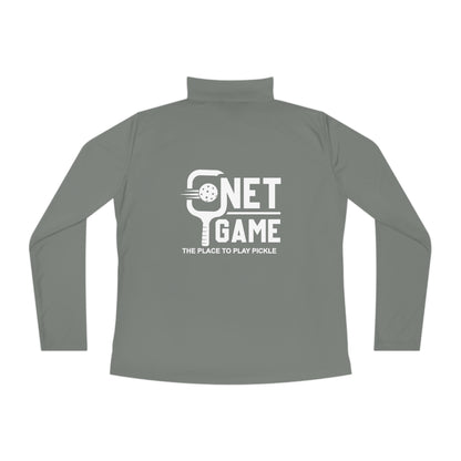 Net Game LOVE  Ladies Quarter-Zip Pullover