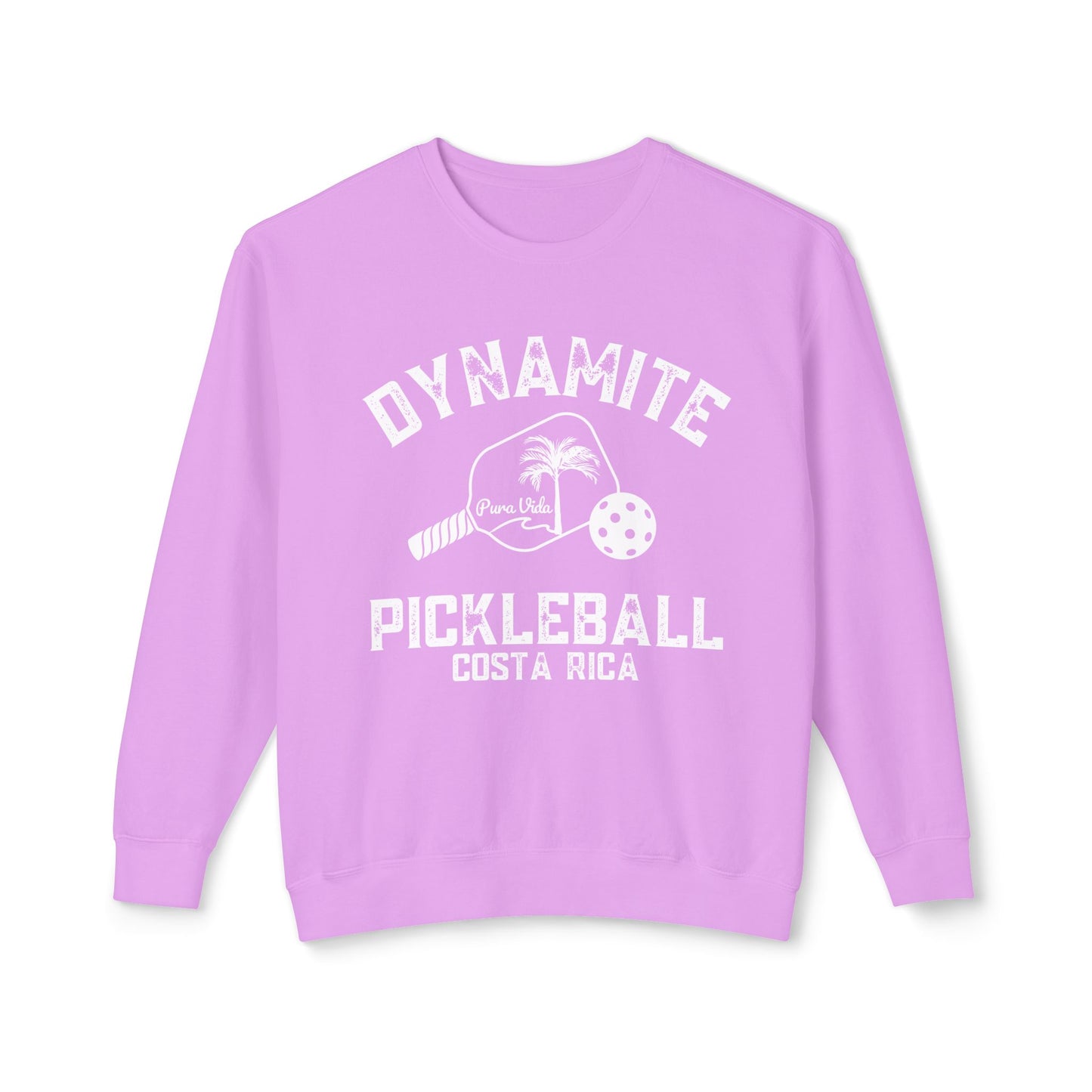 Pura Vida Garment Dyed lightweight Crew - 80% cotton