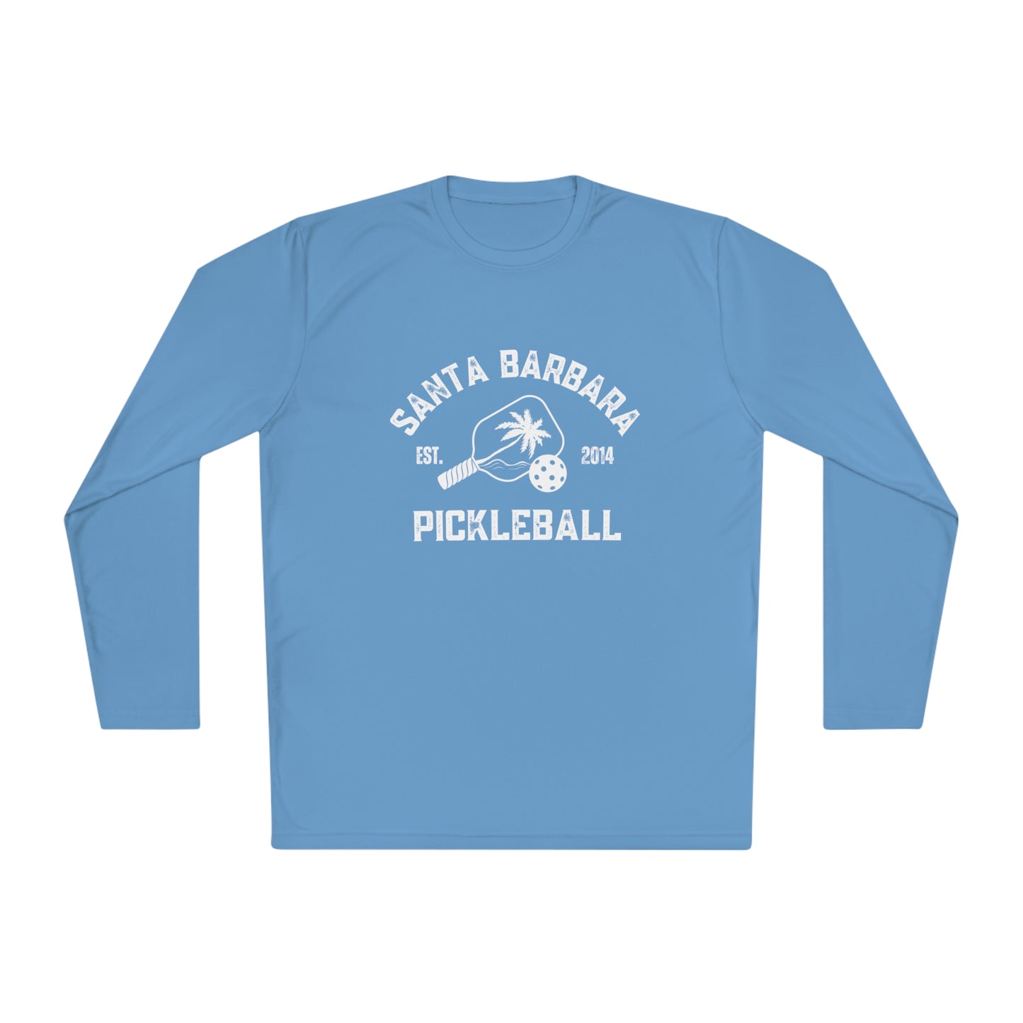 Santa Barbara Pickleball UNISEX (fuller cut), Light Weight, Moisture Wicking, SPF 40 Unisex Lightweight Long Sleeve Tee