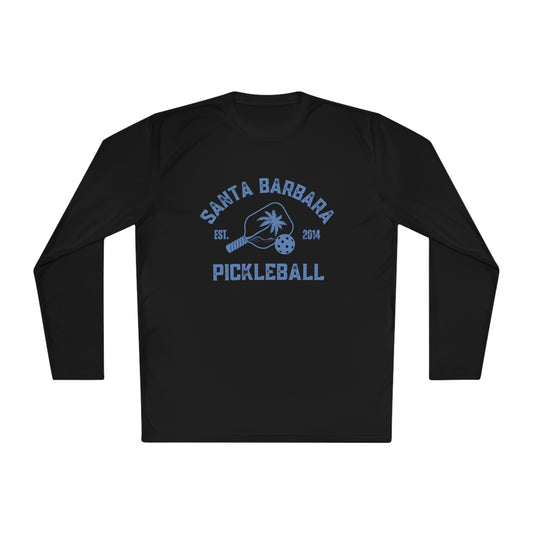Santa Barbara Pickleball - Unisex Mositure Wicking, spf 40, Lightweight Long Sleeve Tee
