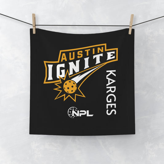 Austin Ignite NPL Team - Customized Pickleball Face Towel