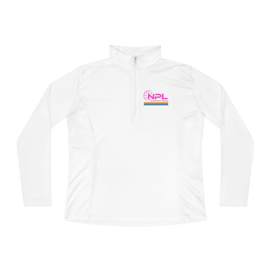 Spackman NPL National Championship Weekend. Customize Ladies Quarter-Zip Moisture Wicking