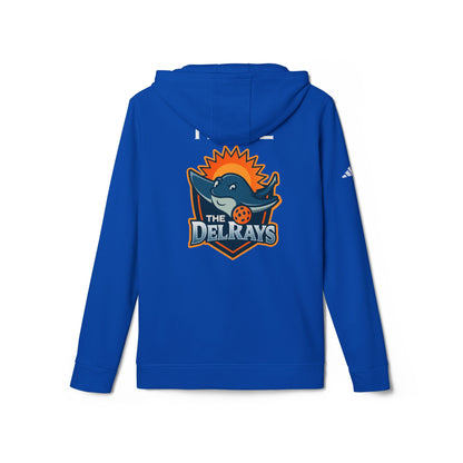 The Del Reys ADIDAS Unisex Fleece Hoodie 60% cotton/40% poly - add name