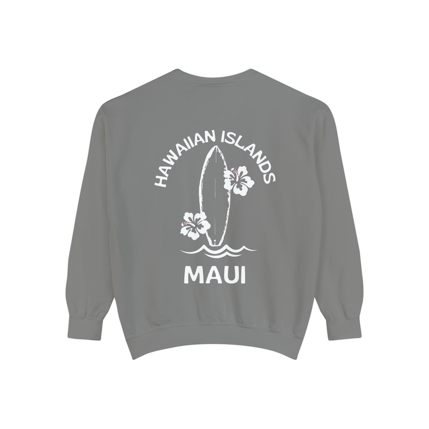 Hawaiian Islands - Maui Crew Sweatshirt - Comfort Colors