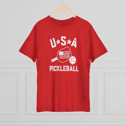 USA Pickleball Unisex Deluxe T-shirt