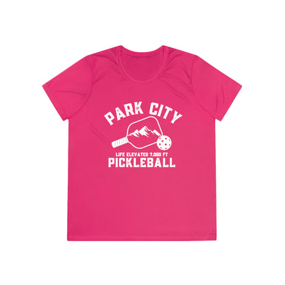 Park City Pickleball - SPF 40, Moisture Wicking - Ladies Competitor Tee