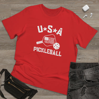 USA Pickleball Unisex Deluxe T-shirt