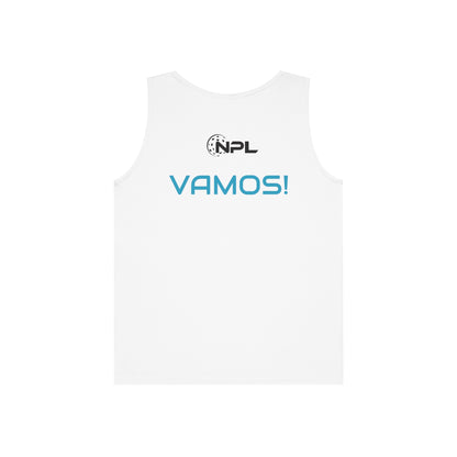 Boca Raton Picklers Men’s  - NPL Team Cotton Tank - customize back or keep VAMOS!