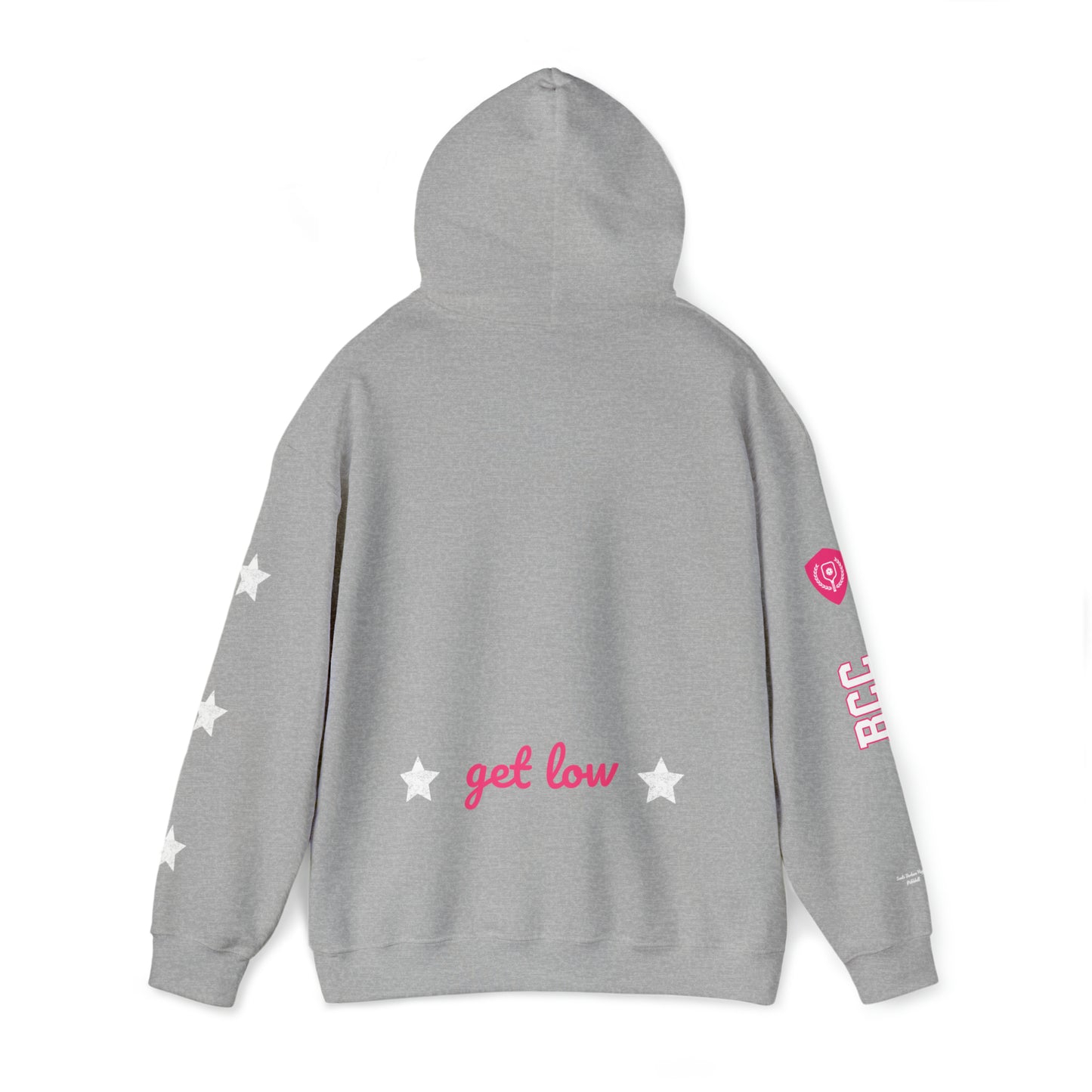 PADDLE Hoodie - PINK writing - 4 sides customized