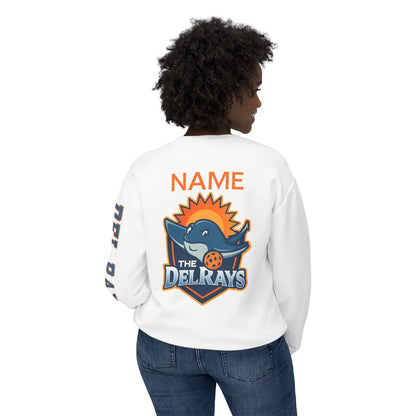 The Del Rays Unisex Extra Lightweight 100% Cotton Crew - Add Name