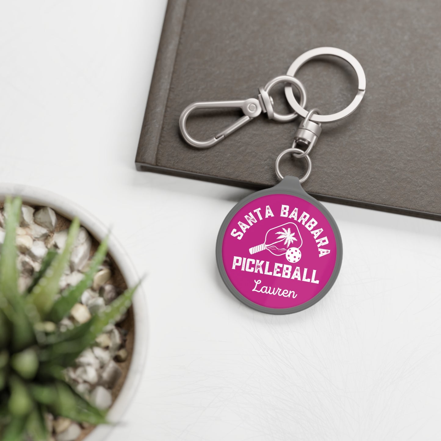 Custom Pickleball Keyring Tag