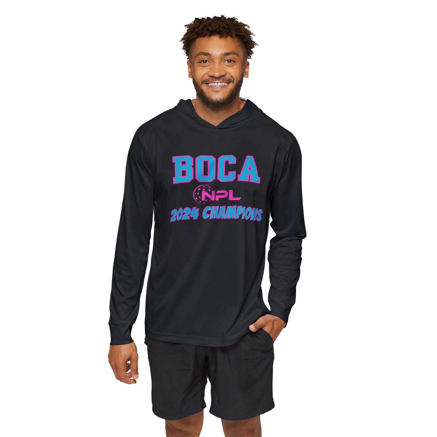 BOCA NPL Champs ‘24 - Unisex SPF 50 Sports Warmup Hoodie