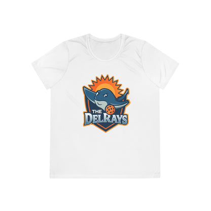 The Del Rays Ladies SPF 40 Sprt Tek Competitor Tee - Add name