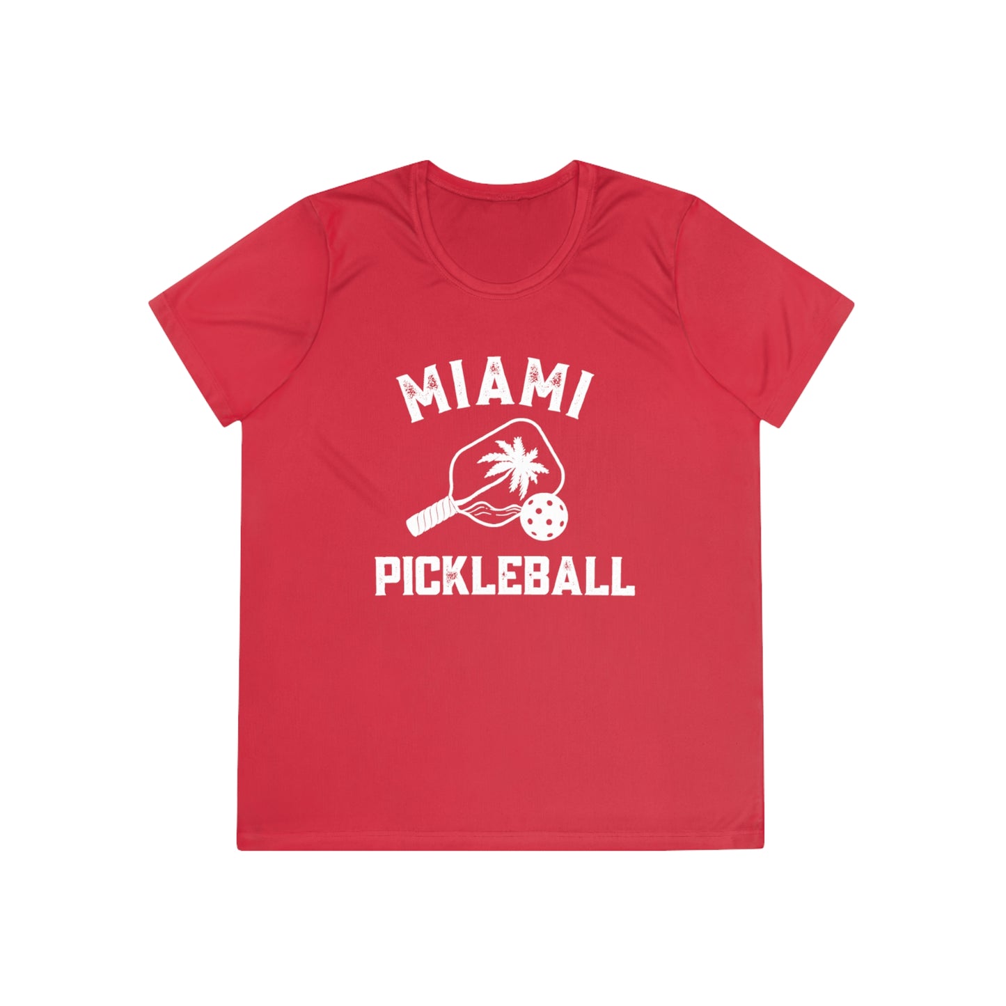 Miami Pickelball - Ladies SPF 40- Performance Moisture Wicking Tee