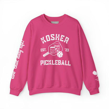 Kosher Pickleball Crew - Livin’ that dilly life! Can add your name to the sleeve please add in notes