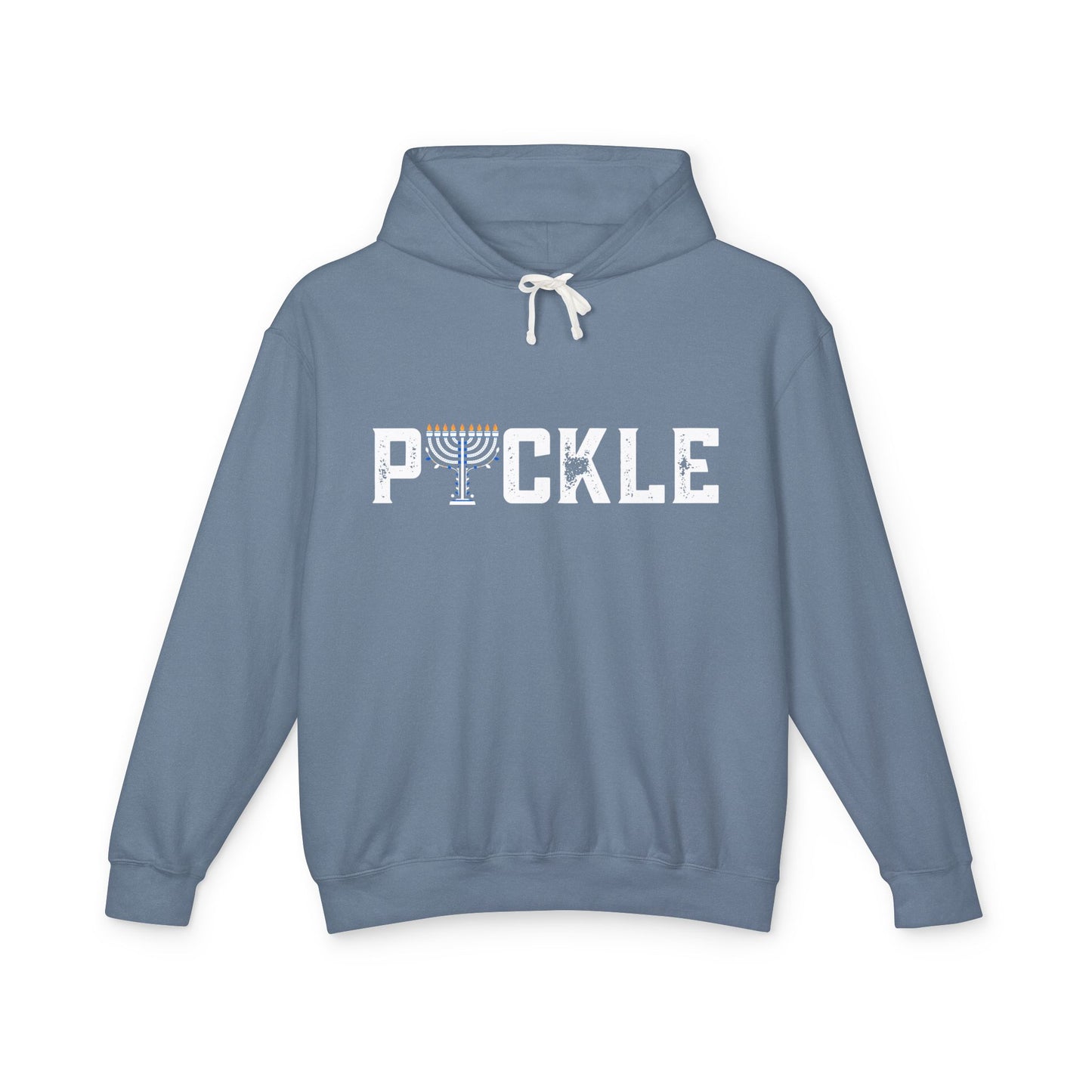 PICKLE Hanukkah Garment Dyed Hoodie - Lightweight