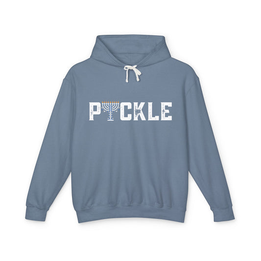 PICKLE Hanukkah Garment Dyed Hoodie - Lightweight