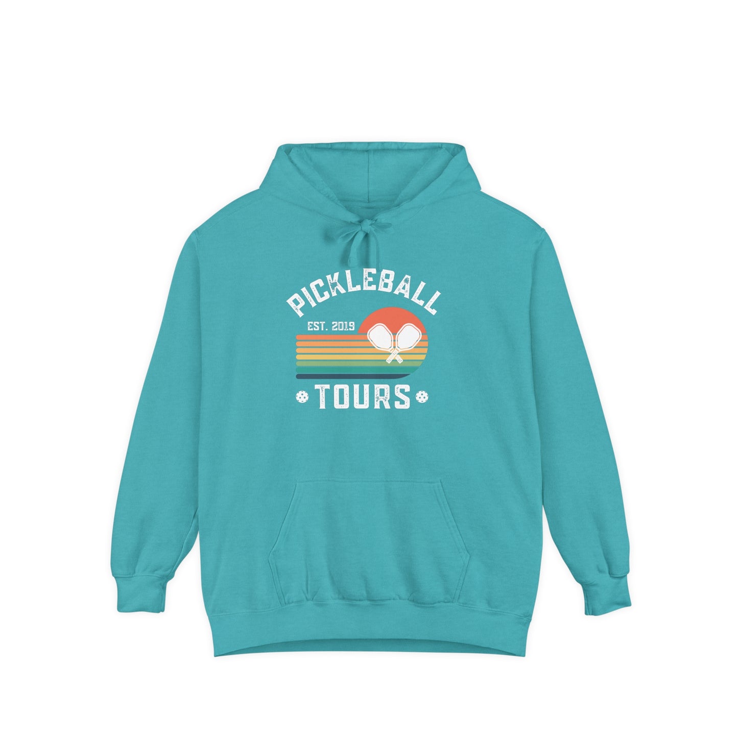 Pickleball Tours Distressed - Comfort Colors Hoodie