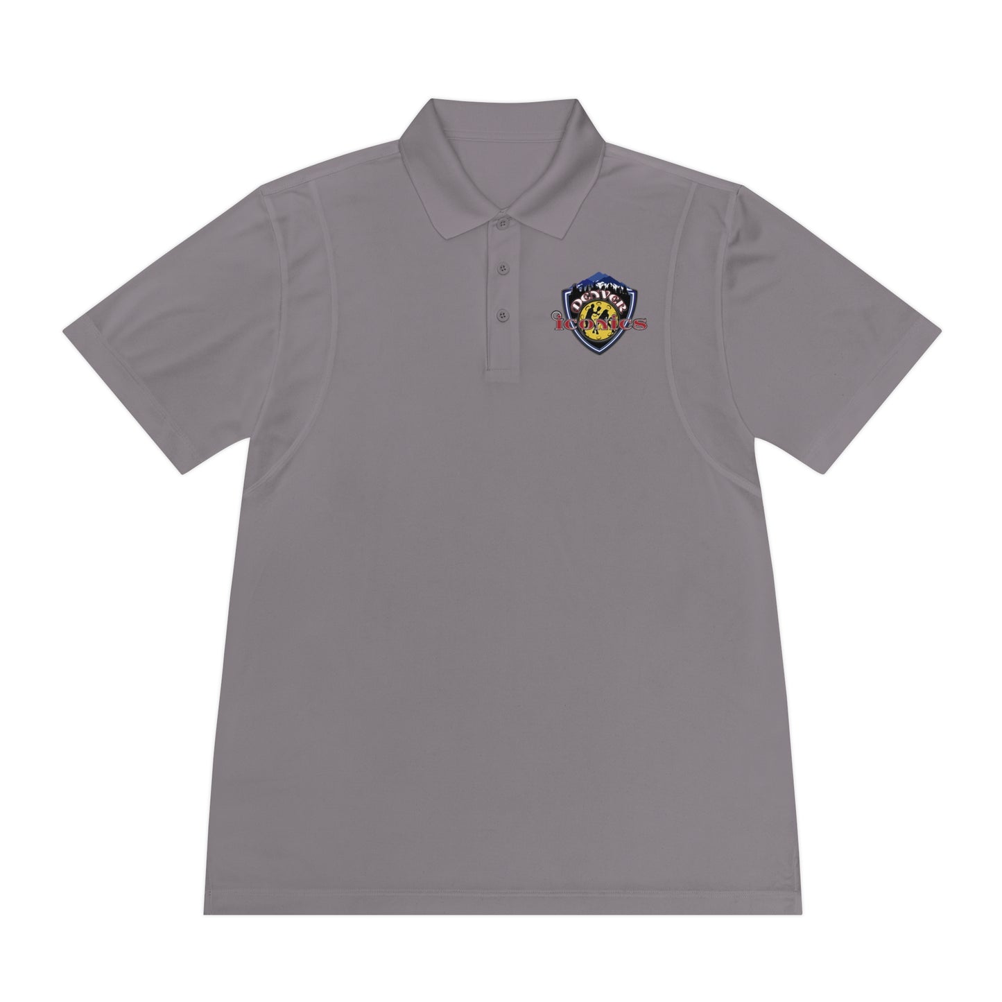 Denver Iconics NPL Team Men's Moisture Wicking, Sport Polo Shirt (customize name)