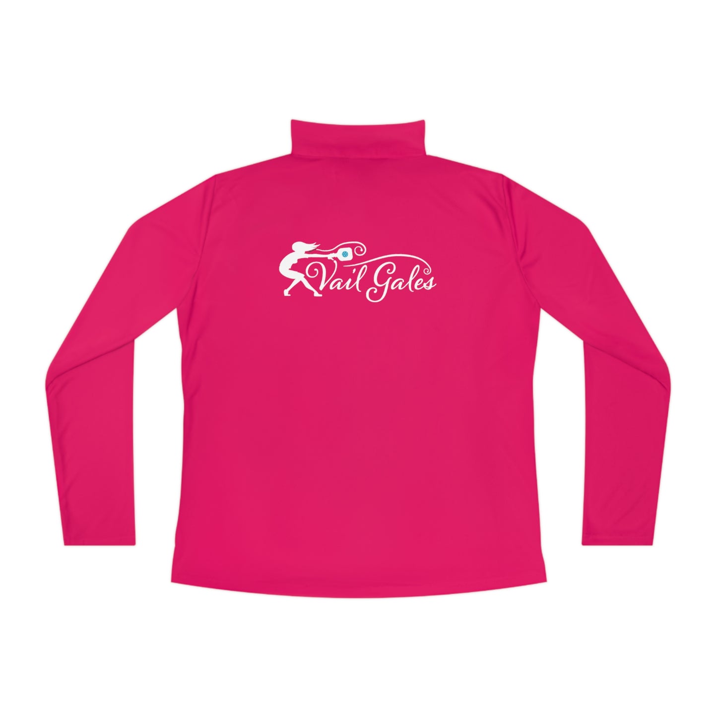 Vail Gales Pickleball -Sport Tek Ladies Quarter-Zip Pullover - Moisture Wicking SPF 40 - Customized