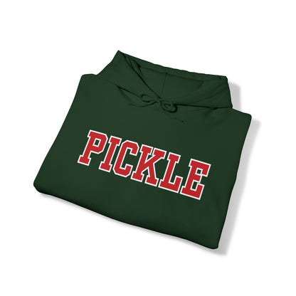 The Pickleball Farm - PICKLE collegiate style. Customize sleeve.