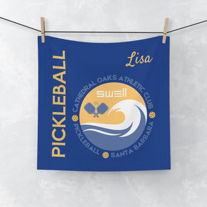 Cathedral Oaks SWELL - Customized Pickleball Face Towel - add your name!