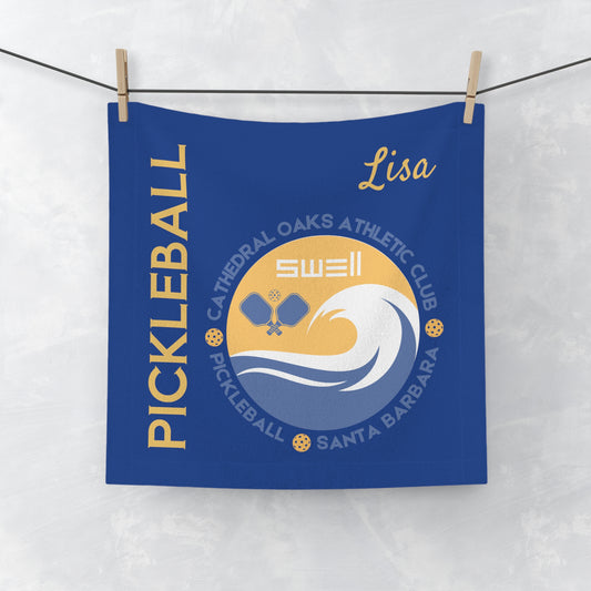 Cathedral Oaks SWELL - Customized Pickleball Face Towel - add your name!