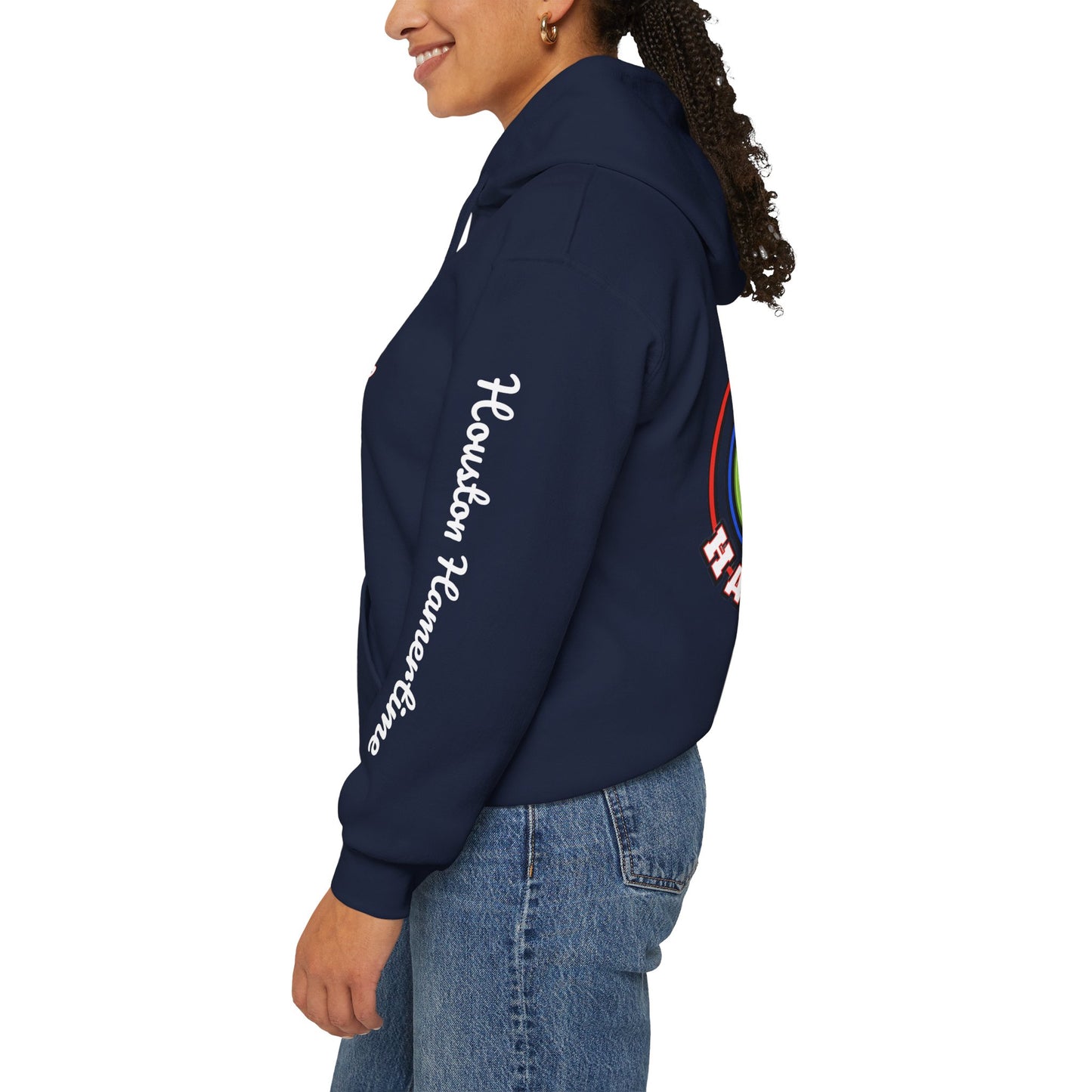 * Houston Hammers NPL - Multi Sided Design - Unisex Hoodie