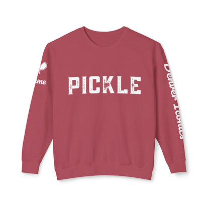 NPL Garment Dyed- Denver Iconics - Unisex 100% Cotton Lightweight Crew - Customize Sleeve w/ Name