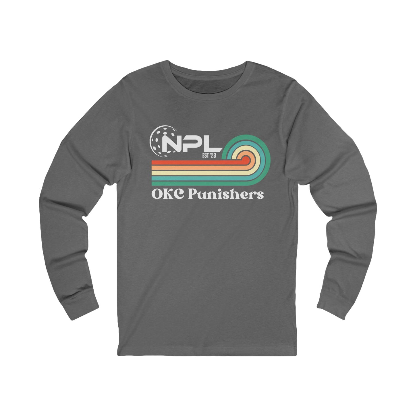 Nelms OKC Punishers Retro Custommized Unisex Jersey Long Sleeve Tee