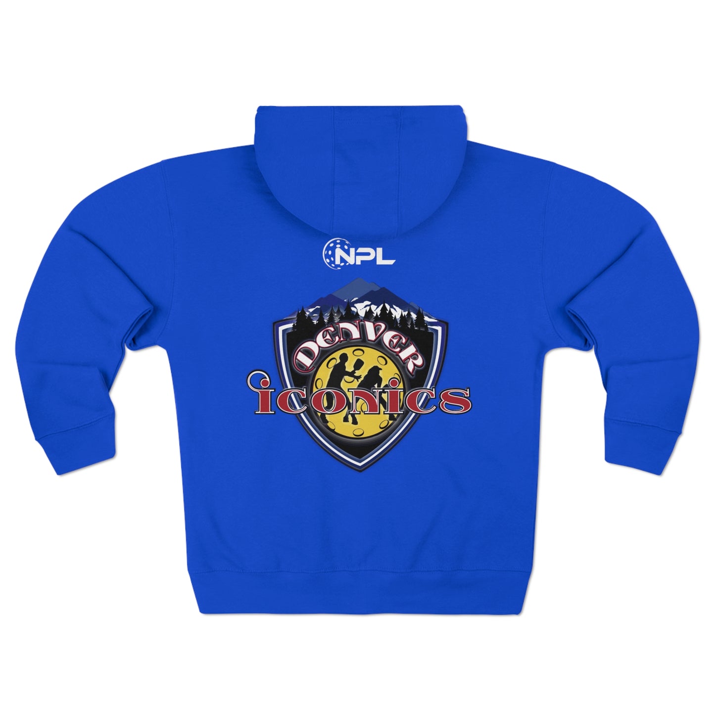 Denver Iconics NPL Team - Unisex Zip Up Hoodie 80% cotton extra plush (can add name left chest)