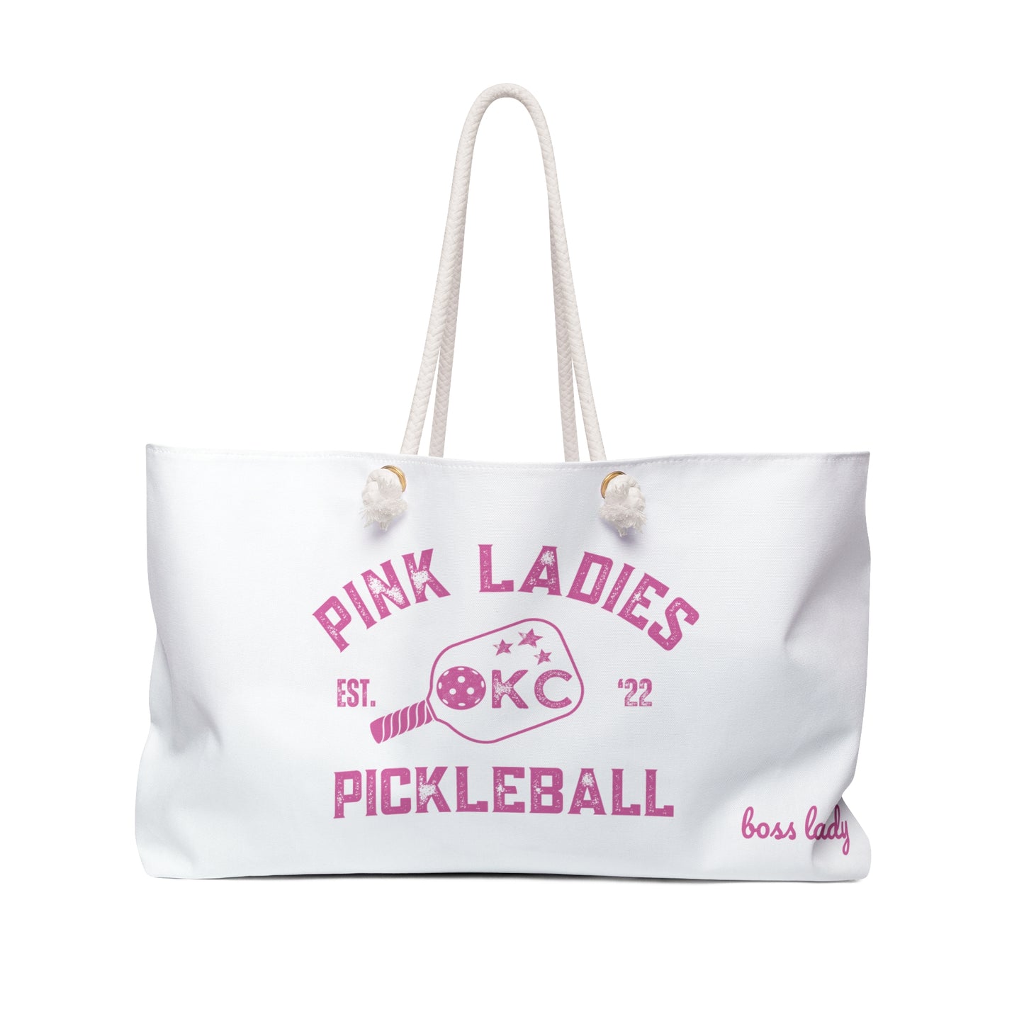 Pink Ladies Pickleball Weekender Bag - customize name